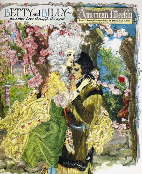 Betty and Billy and Their Love Through the Ages No. 21, "Betty of Old Virginia" (American Weekly, May 21, 1922)