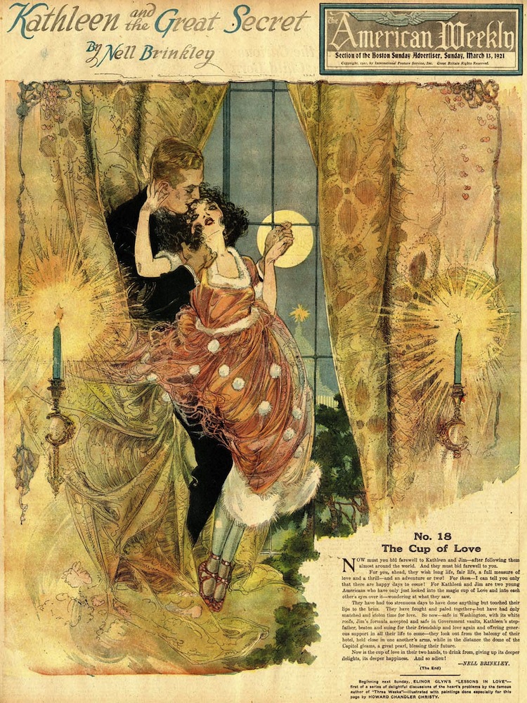 Kathleen and the Great Secret No. 18, "The Cup of Love" (American Weekly, Mar 13, 1921)